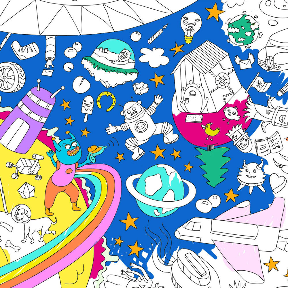 Omy, Giant Coloring Poster - Cosmos - Tinker