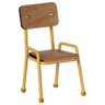 Maileg Chair with Metal Legs, Mouse size