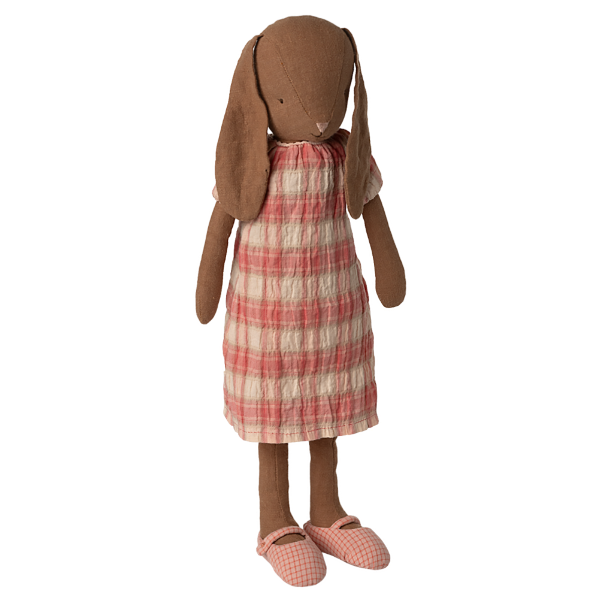 Maileg Size 3 Doll Clothes, Checkered Dress and Shoes (ships in May)