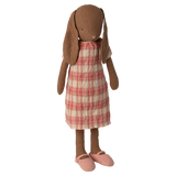 Maileg Size 3 Doll Clothes, Checkered Dress and Shoes (ships in May)