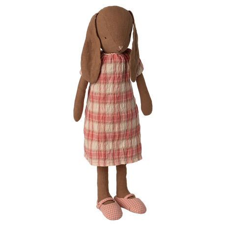 Maileg Size 3 Doll Clothes, Checkered Dress and Shoes (ships in May)