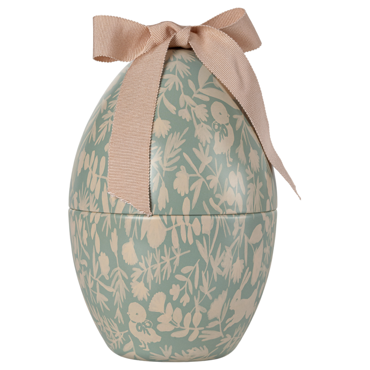 Maileg Metal Easter Egg with Bunny, Mint