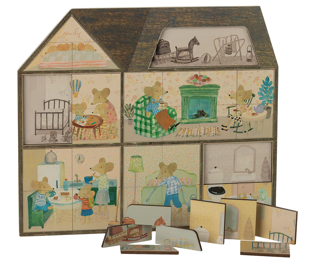 Maileg Mouse hole Farmhouse puzzle (ships in May)