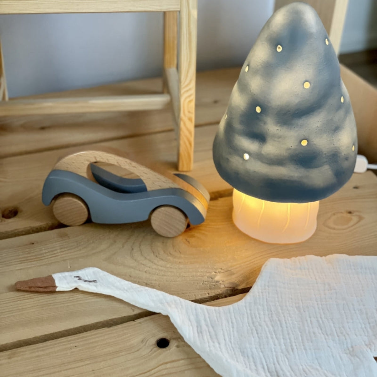 Egmont Heico Small Mushroom LED Lamp, Jean