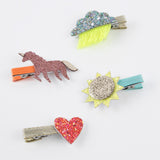 Icon Hair Clip Set (8pcs)