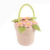 Flower Pot Basket Bag