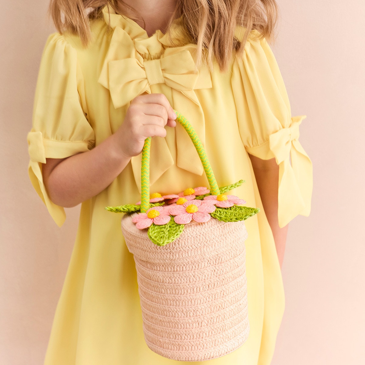 Flower Pot Basket Bag