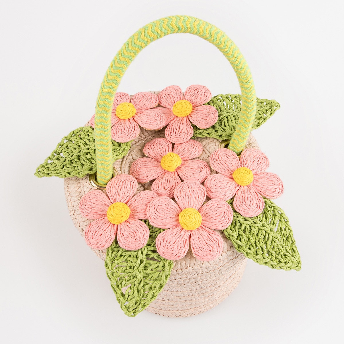 Flower Pot Basket Bag