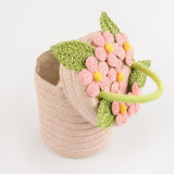 Flower Pot Basket Bag