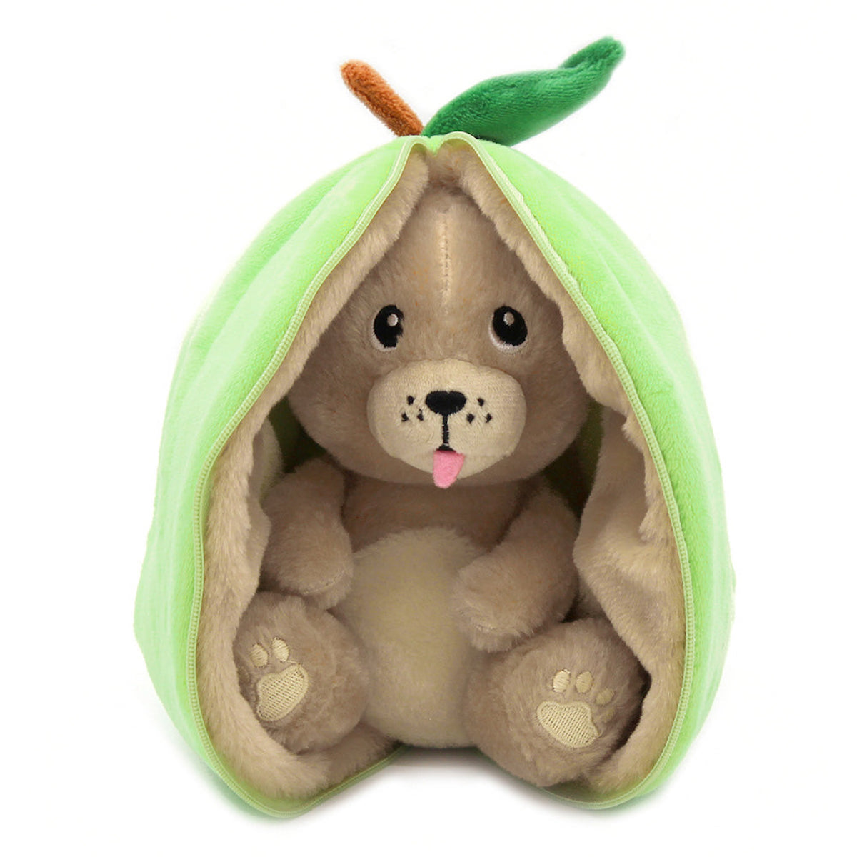 Flipetz Crocket the Dog/Apple Plush Doll