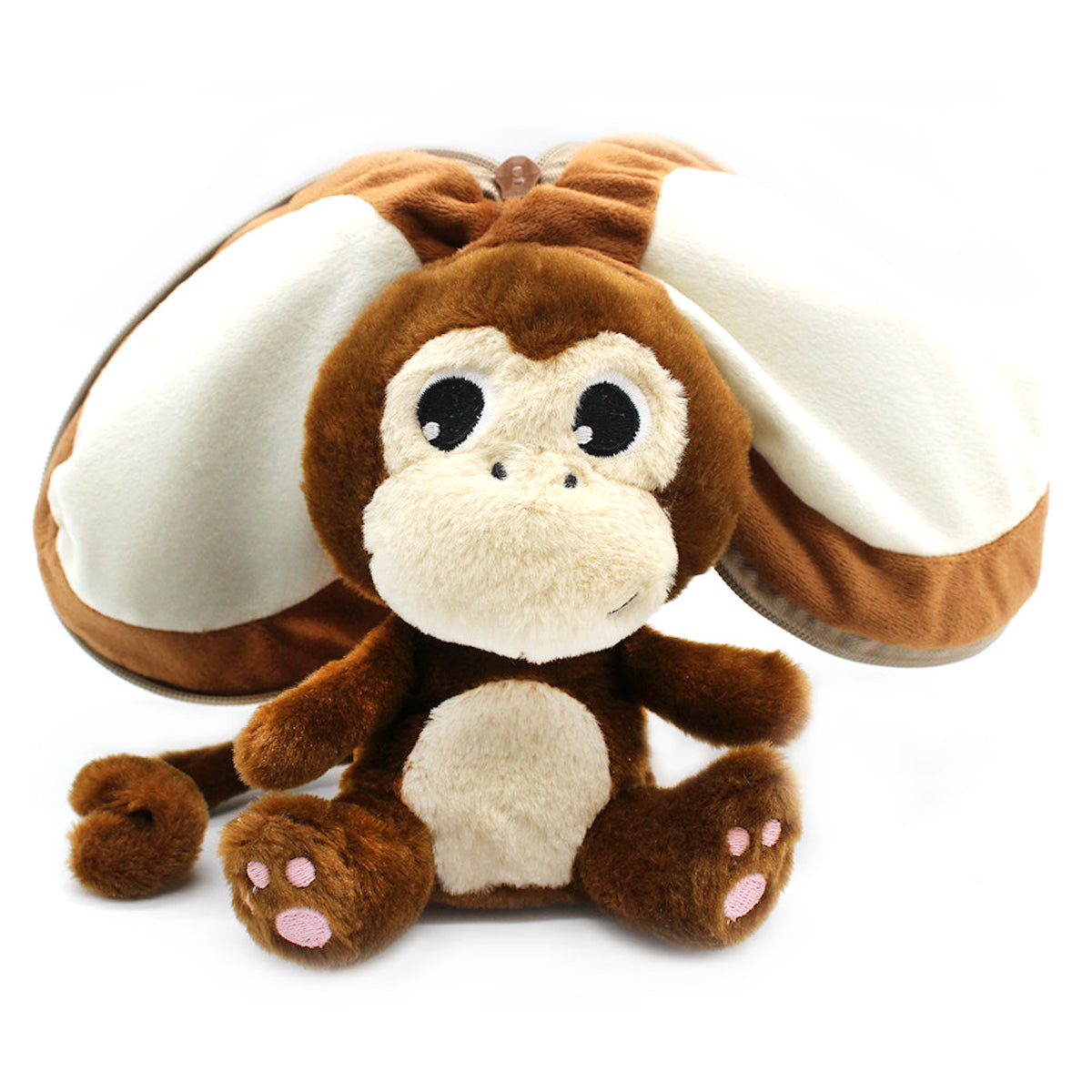 Flipetz Coconet the Monkey/Coconut  Plush Doll