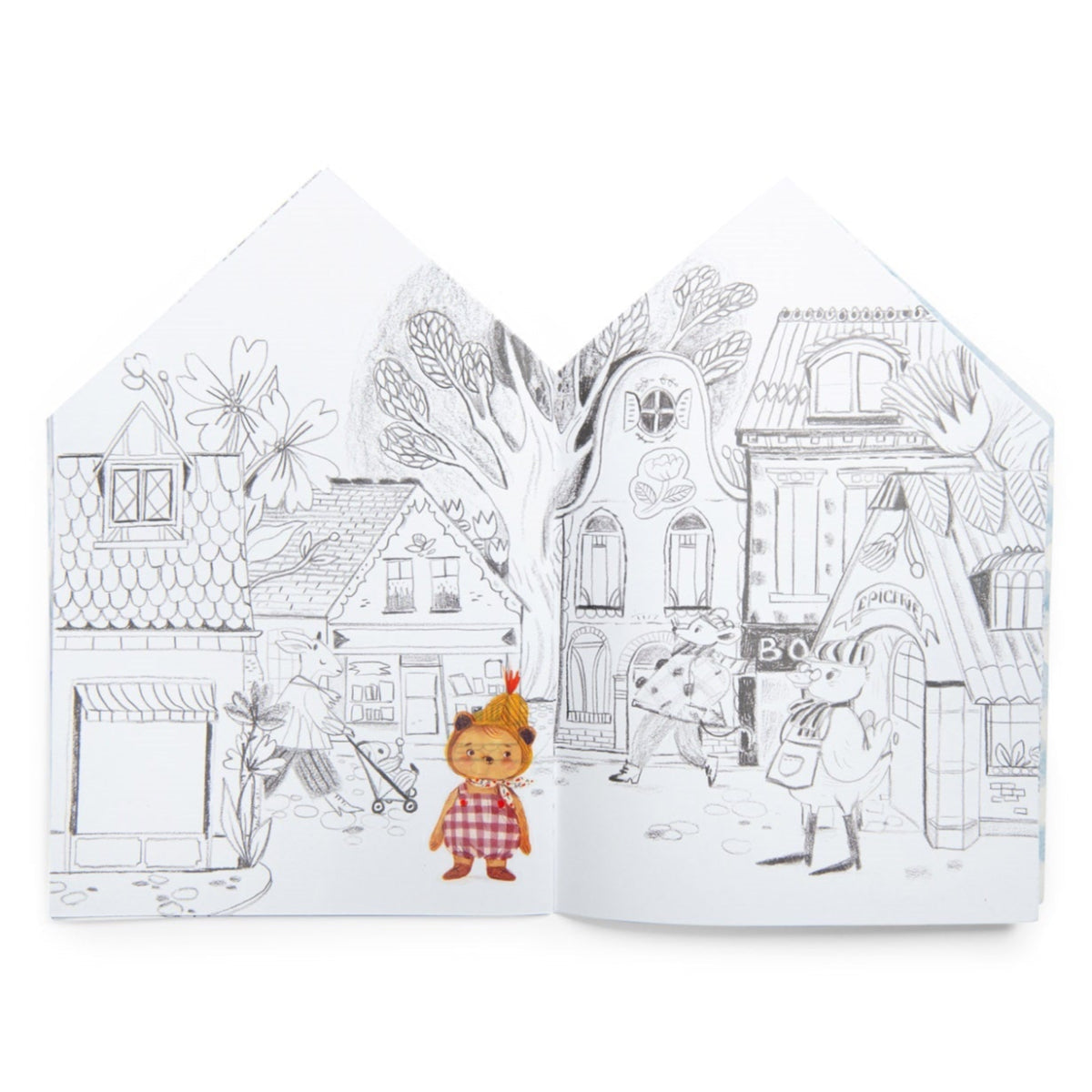 Moulin Roty Les Minouchkas Coloring Sticker Book