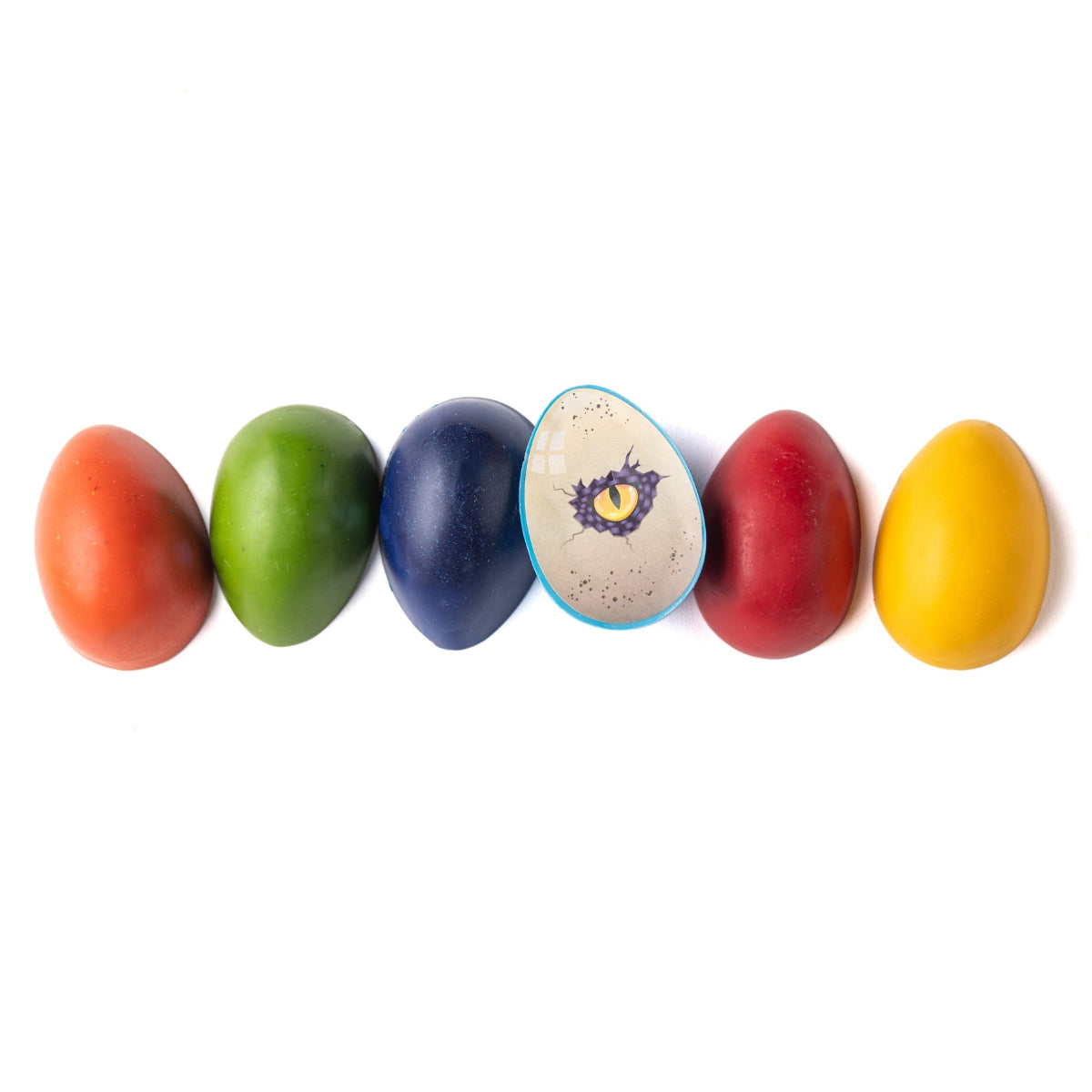 Non-Toxic Beeswax Dinosaur Eggs Crayons