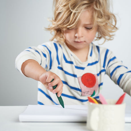 Non-Toxic Beeswax Triangle Crayons