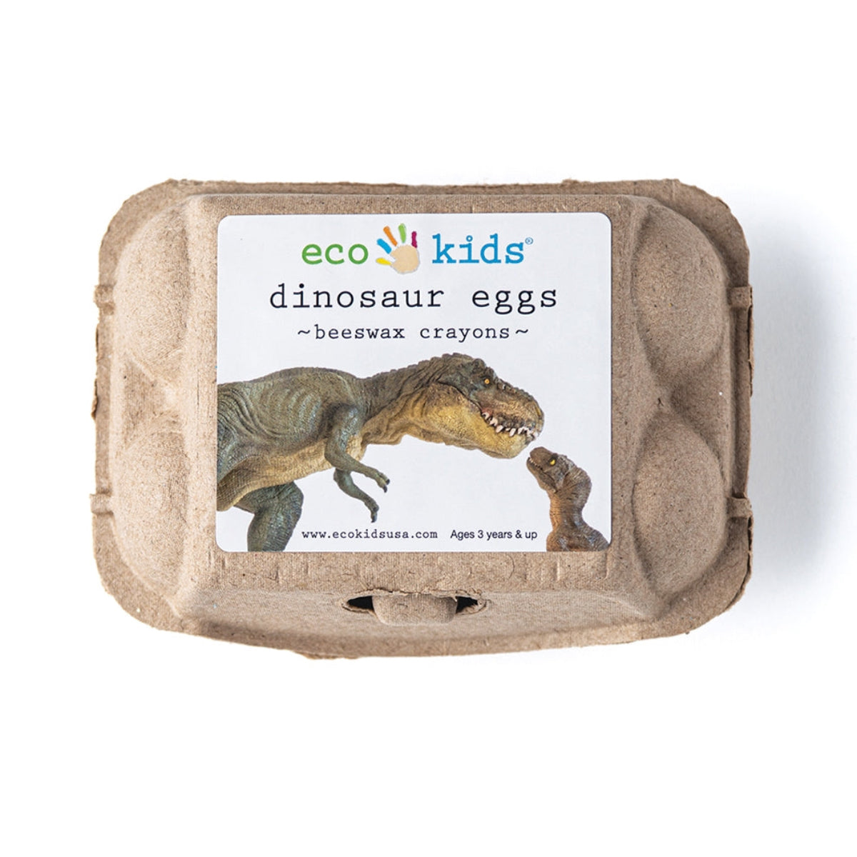 Non-Toxic Beeswax Dinosaur Eggs Crayons