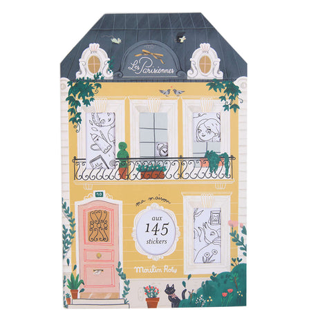 Moulin Roty Les Parisienne Coloring Sticker Book