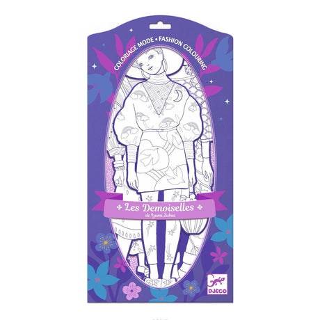 Djeco Demoiselle Coloring Paper Dolls