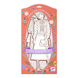 Djeco Demoiselle Coloring Paper Dolls