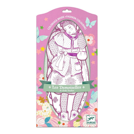 Djeco Demoiselle Coloring Paper Dolls