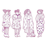 Djeco Demoiselle Coloring Paper Dolls