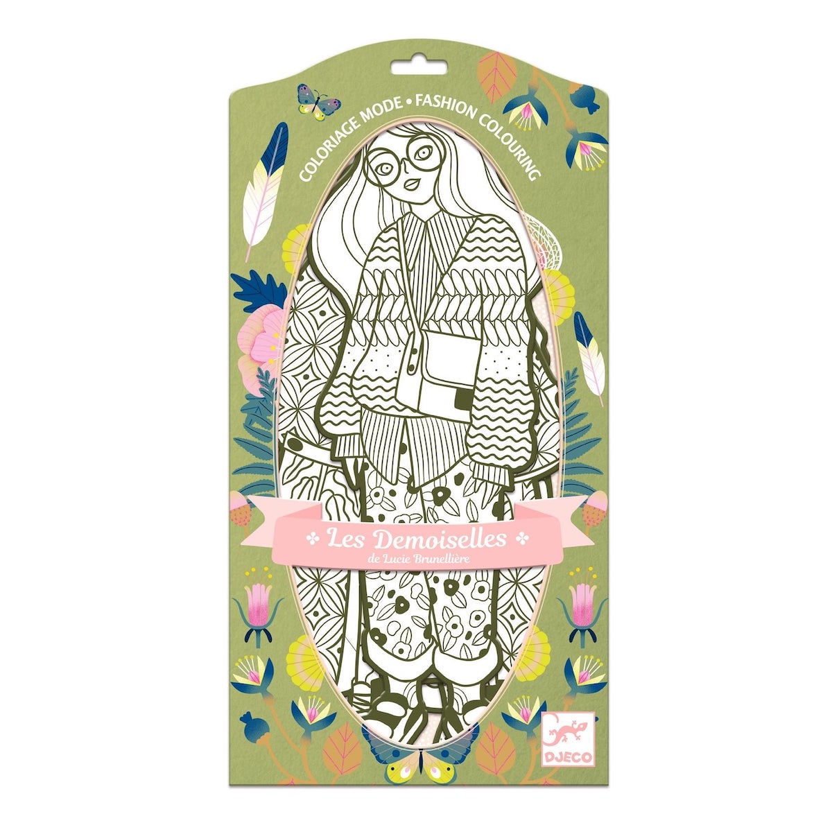 Djeco Demoiselle Coloring Paper Dolls