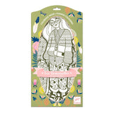 Djeco Demoiselle Coloring Paper Dolls