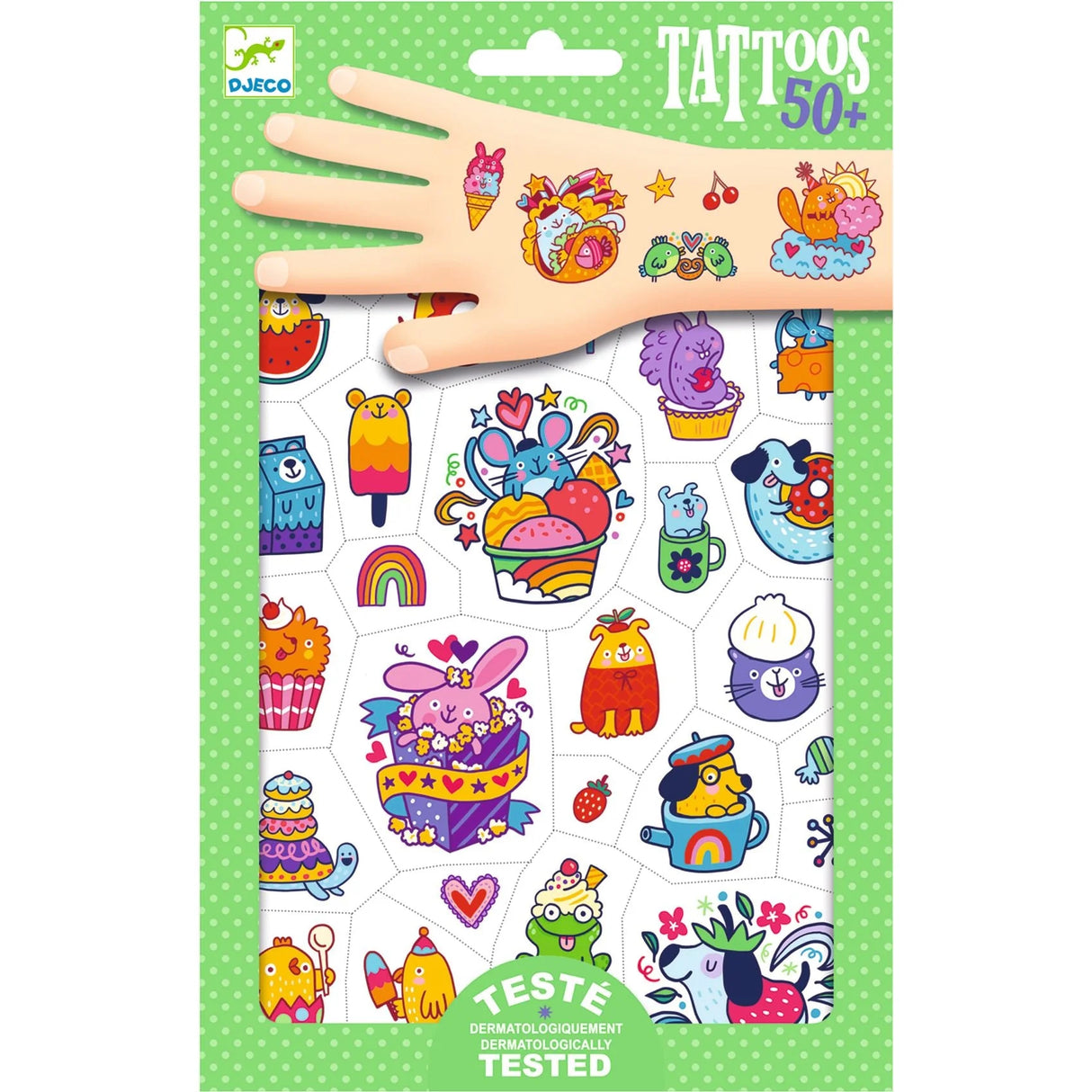 Djeco Temporary Tattoos, Sweet Mimi