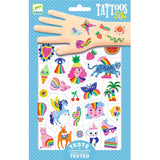 Djeco Temporary Tattoos, Rainbow