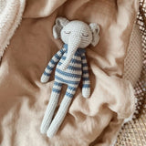 Patti Oslo Organic Crochet Doll, Ellie Elephant