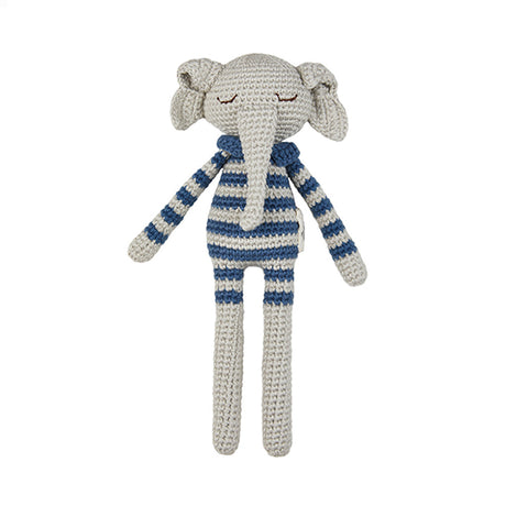 Patti Oslo Organic Crochet Doll, Ellie Elephant