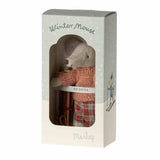 Maileg Winter Ski Mouse with a FREE Suitcase, Big Sister