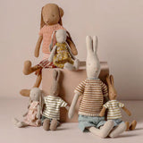 Maileg Rabbit in Striped Shirt, Size 2