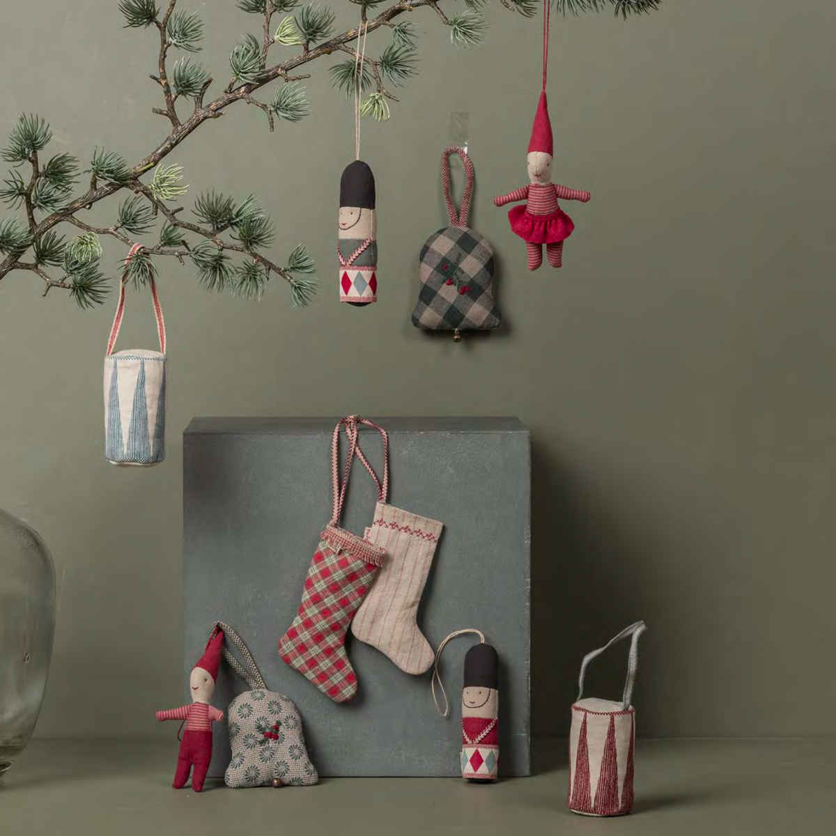 Maileg Holiday Fabric Ornaments