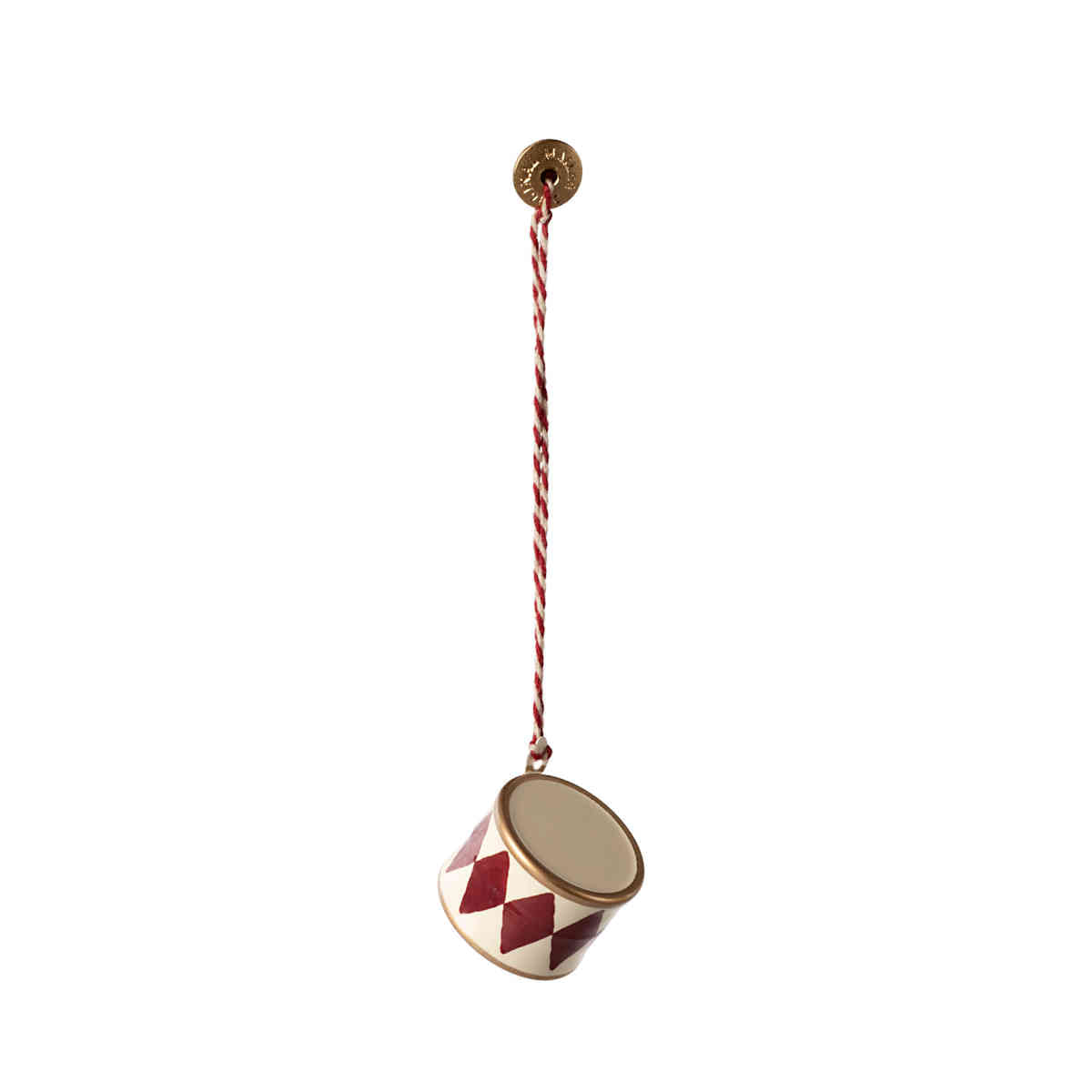 Maileg Holiday Metal Ornament, Drum