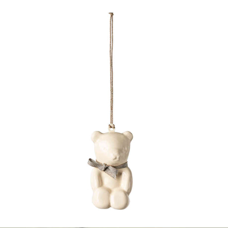 Maileg Holiday Metal Ornament, Teddy Bear