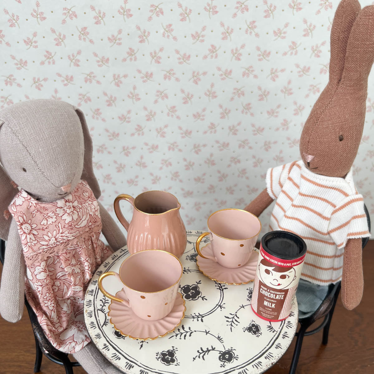 Maileg Rabbit in Striped T-shirt , Size 1