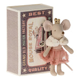 Maileg Little Sister Princess Mouse in Box, New