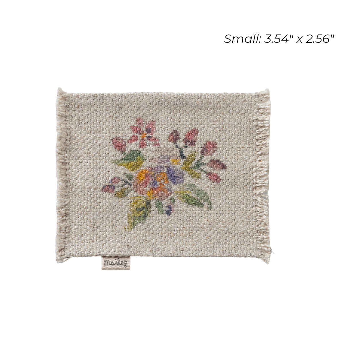 Maileg Dollhouse Rug, Flower (ships in April)