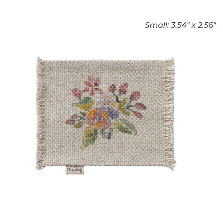 Maileg Doll House Miniature Rug, Flower