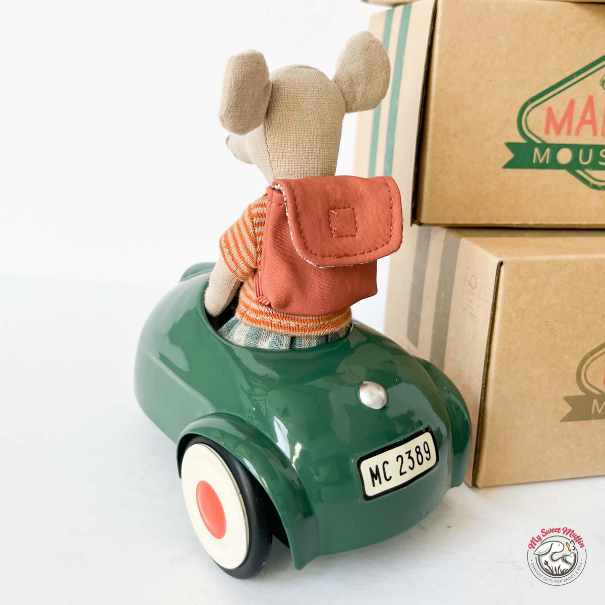 Maileg Mouse Car, Dark Green (ships in March)