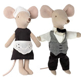 Maileg Big Sister Maid Mouse, Waiter Mouse