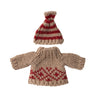 Maileg Knitted Sweater and Hat for Mom/Dad Mouse (ships in November)