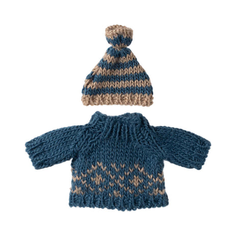 Maileg Knitted Sweater and Hat for Mom/Dad Mouse (ships in November)