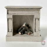 Maileg Doll House Fireplace, Mouse size (Battery NOT included.)