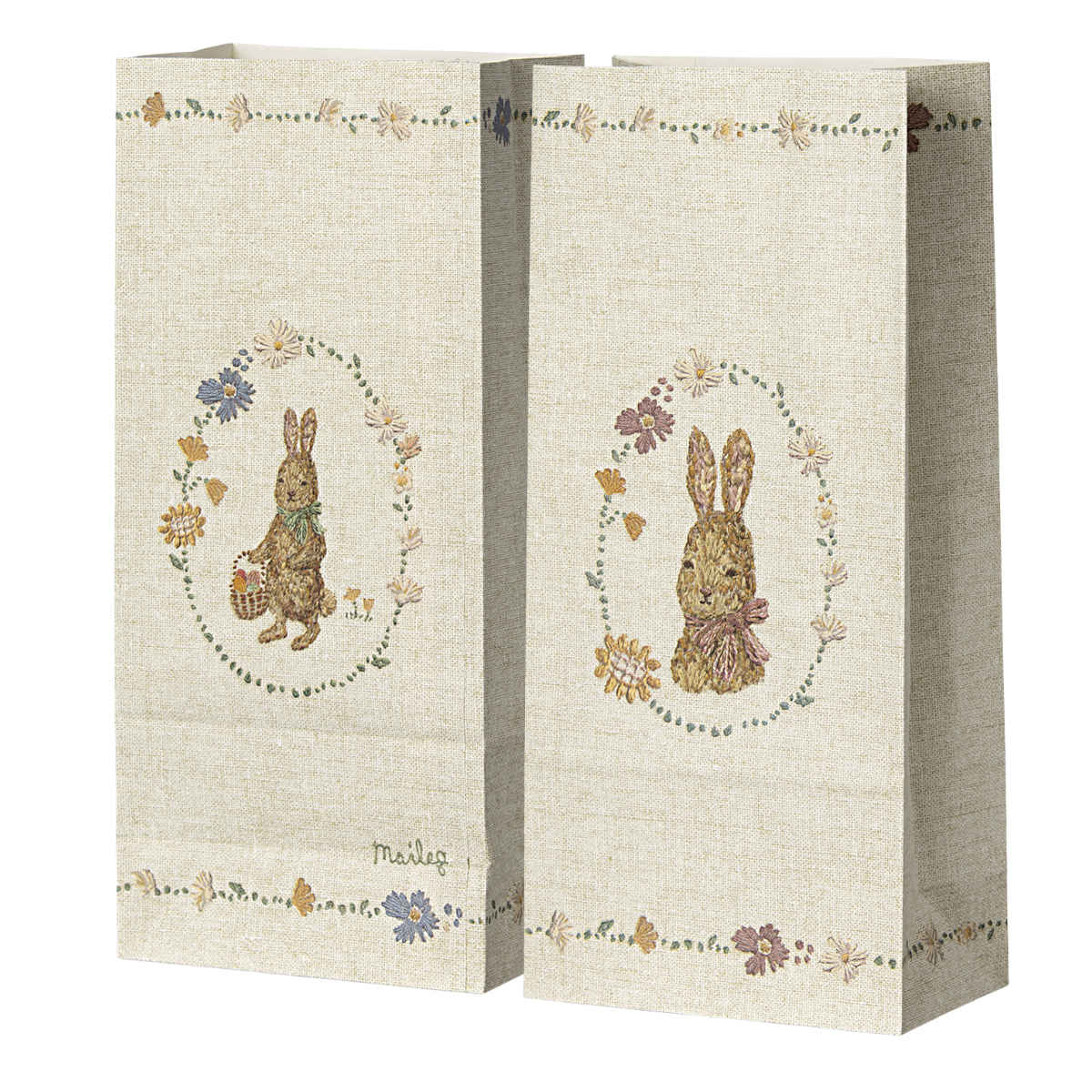 Maileg Easter Gift Bag, Set of 2