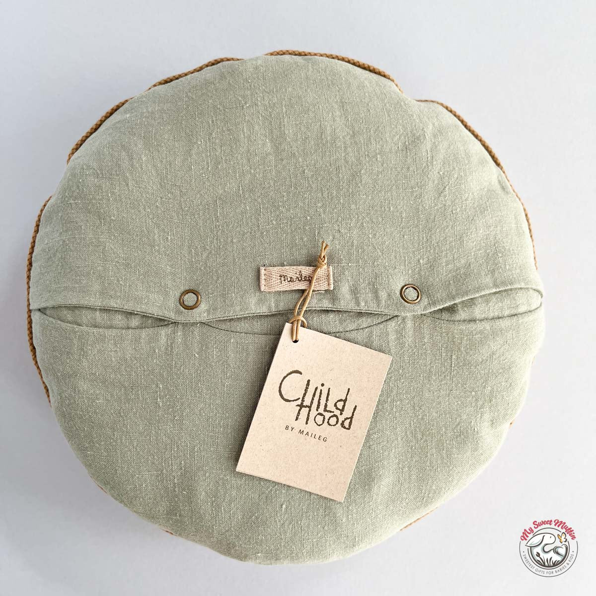 Maileg Small Teddy Round Cushion