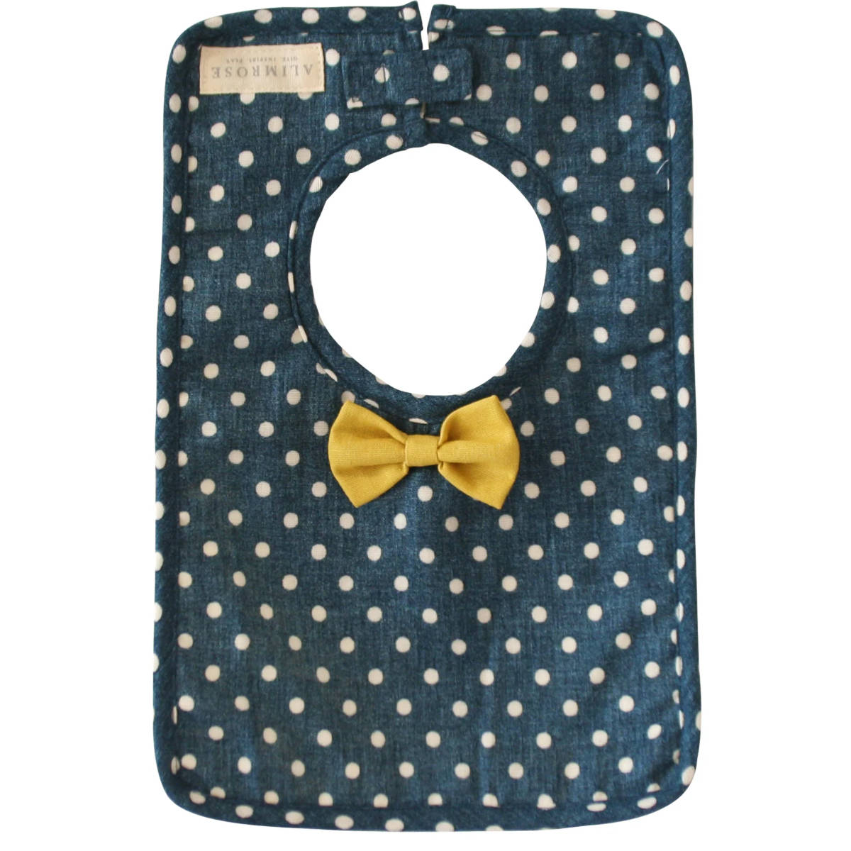 Alimrose Bow Tie Bib, Yellow