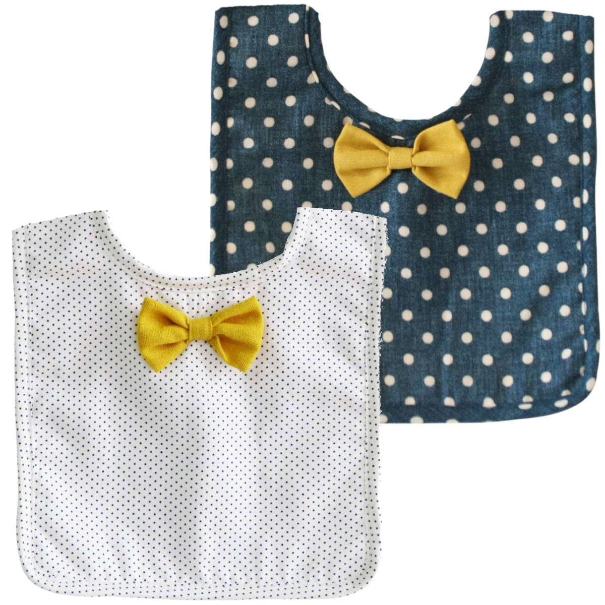 Alimrose Bow Tie Bib, Yellow