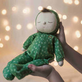 Olli Ella Holiday Dozy Dinkum Baby Doll, Green Pudding