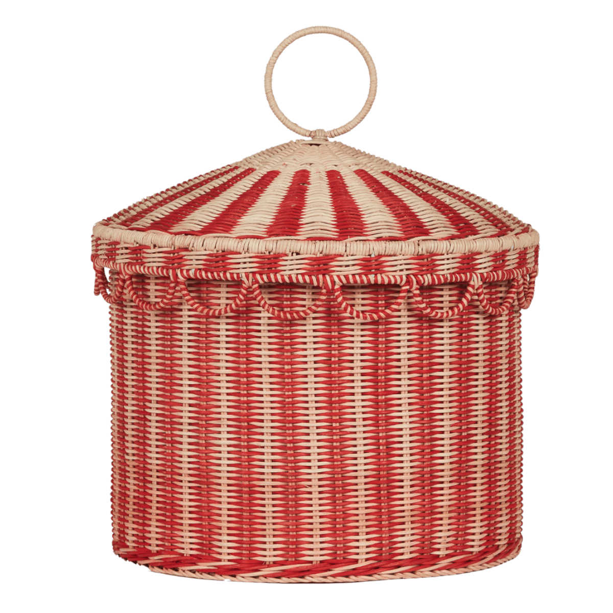 Olli Ella Circus Tent Toy Basket, Large